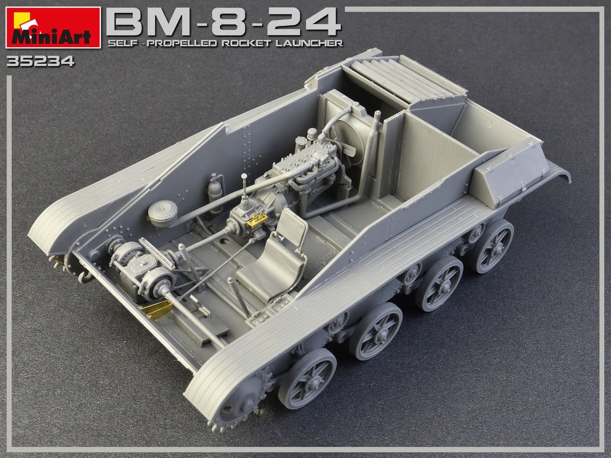 MiniArt 35234 BM-8-24 SELF-PROPELLED ROCKET LAUNCHER 1/35 – imagen 5