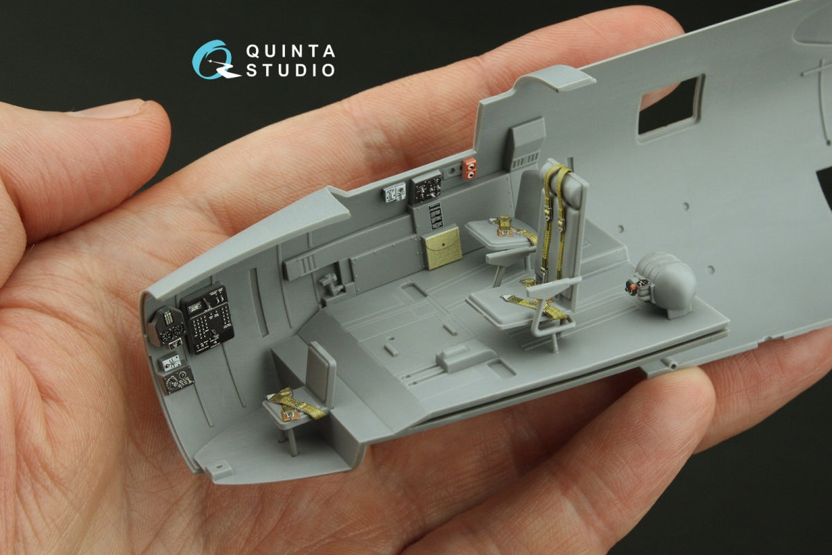 Quinta Studio QD48494 B-26B/C Marauder 3D-Printed coloured Interior on decal paper (ICM) 1/48 – imagen 11