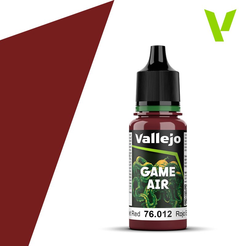 Vallejo 76012 Game Air - Rouge écarlate 18 ml