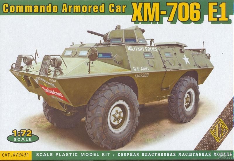Ace 72431 V-100 (XM-706 E1) Voiture de commando 1/72