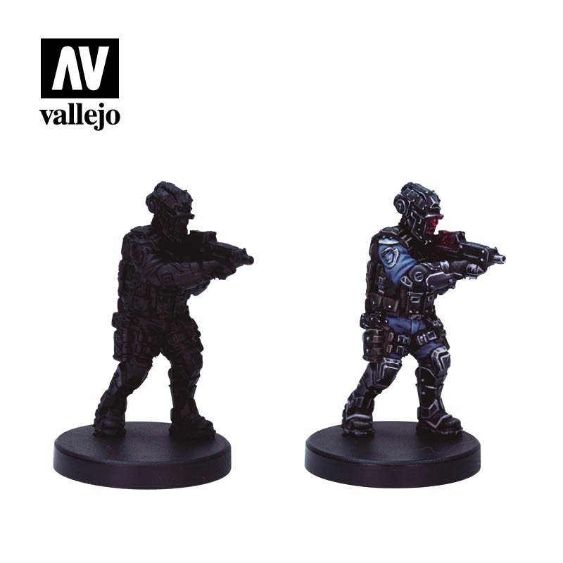 Vallejo 72308 Cyberpunk RED Lawmen Paint Set 8x17ml – imagen 3