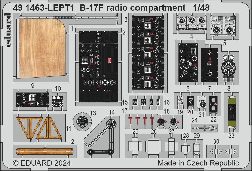Eduard BIG49426 B-17F regular nose PART I EDUARD 1/48 – image 5