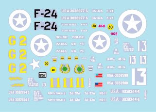 Star Decals 48-B1021 US M4A1 Sherman. Débarquement et France 1944. Échelle 1/48 – image 2