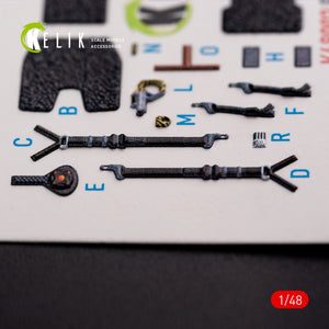 KELIK K48002 F-111 A/E Aardvark interior 3D decals for HobbyBoss kit 1/48 – imagen 6