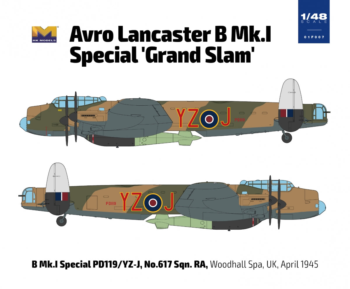 Maquette HK Models 01F007 Avro Lancaster B Mk.I Special Grand Slam 1/48 – image 11
