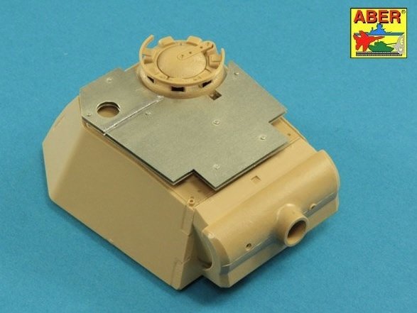 Aber 35A131 Dodatkowe przeciw lotnicze opancerzenie wieży Panter G 1/35 – imagen 8