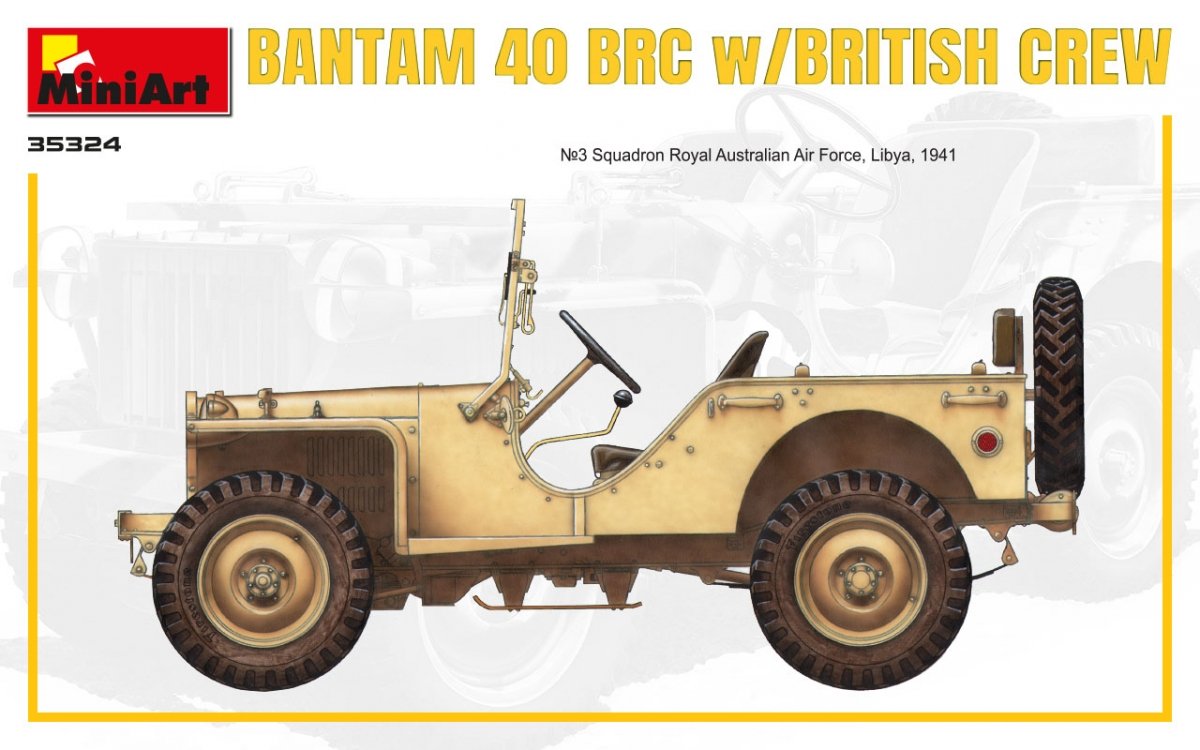 MiniArt 35324 BANTAM 40 BRC w/BRITISH CREW. SPECIAL EDITION 1/35 – immagine 5