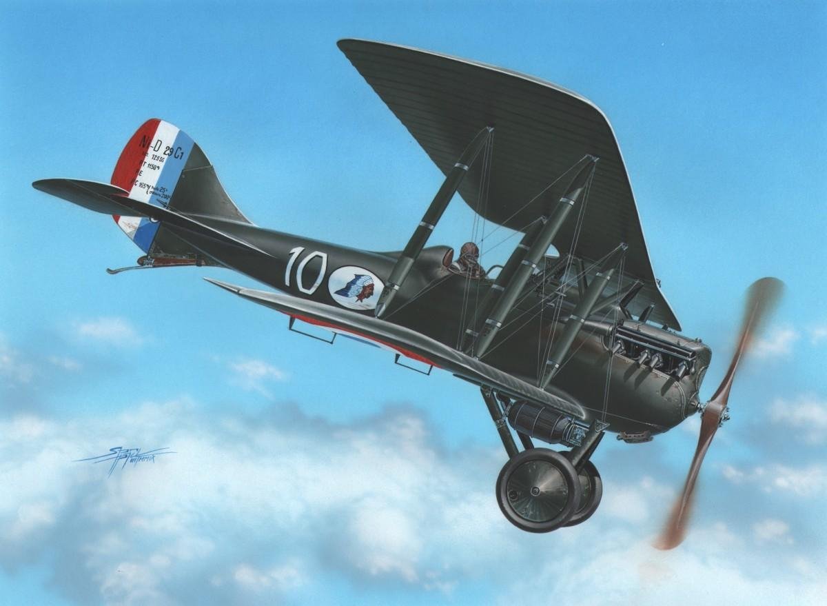 Azur FR008 Nieuport NiD 29 France + Belgium 1/72