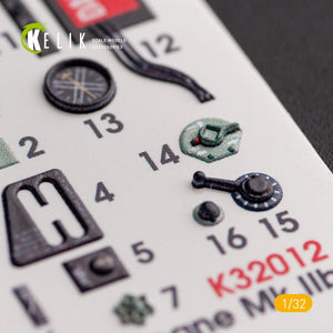 KELIK K32012 HAWKER HURRICANE MK.IIB - INTERIOR 3D DECAL FOR REVELL KIT 1/32 – imagen 6