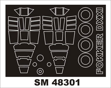 Montex SM48301 Fokker XXI (Wasp Engine) SPECJAL HOBBY