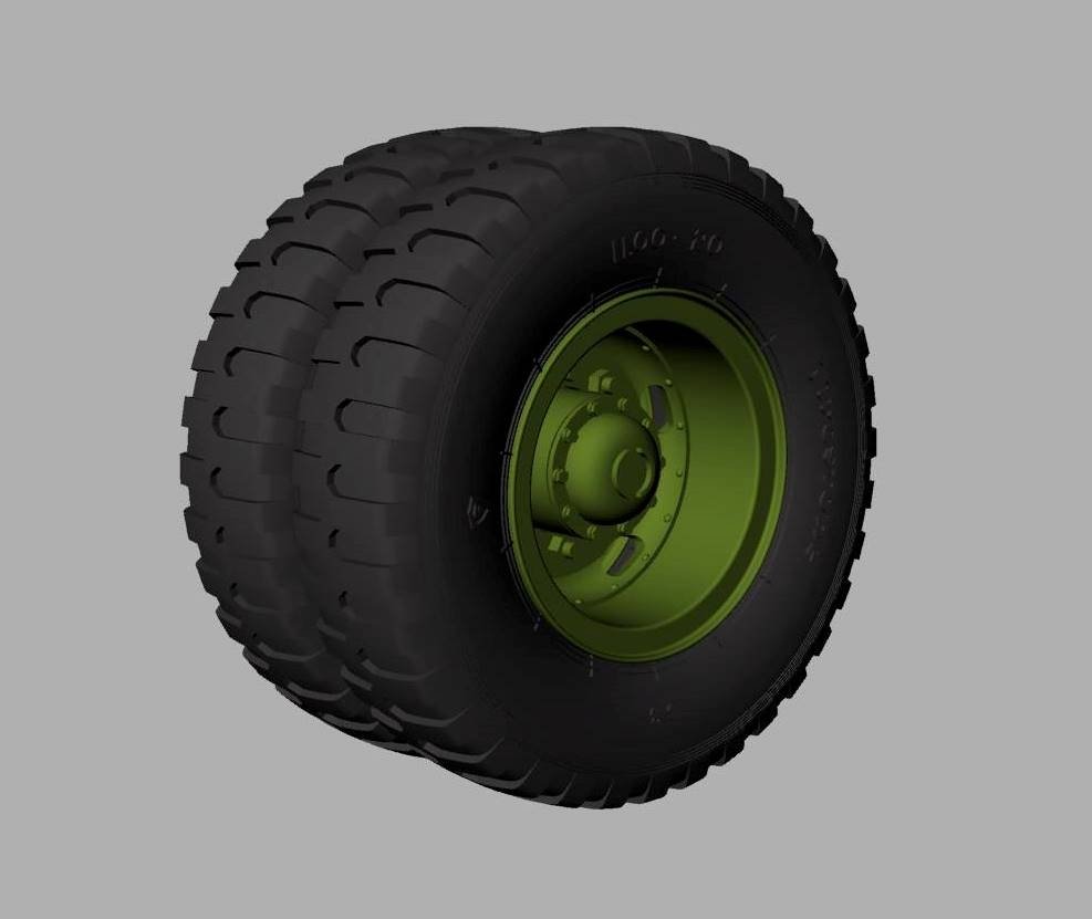 Panzer Art RE35-566 M54 road wheels (Firestone combat pattern) 1/35 – zdjęcie 2