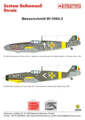 Techmod 24008 - Messerschmitt Bf 109G-2 1/24 – imagen 2