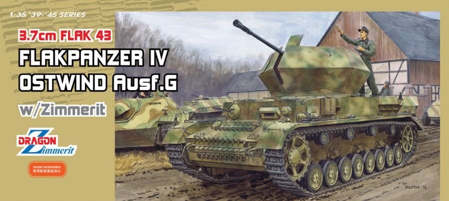 Dragon 6746 FlaK 43 Flakpanzer IV Ostwind w/Zimmerit 1/35