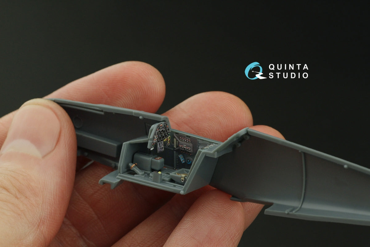 Quinta Studio QD72169 Bf 109G 3D-Printed coloured Interior on decal paper (Eduard) 1/72 – immagine 7