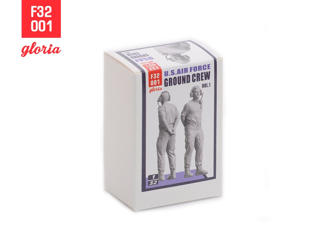 Gloria F32001 Ground Crew US Air Force vol.1 3D Printed Figures 1/32 – imagen 6