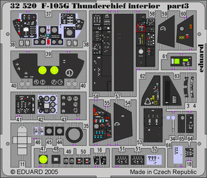 Intérieur du F-105G Eduard 32520 au 1/32 TRUMPETER – image 3
