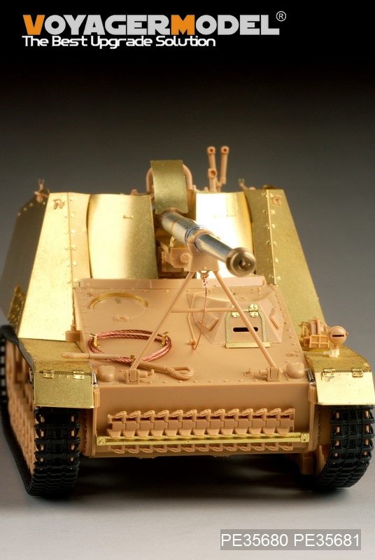 Voyager Model PE35680 WWII German Sd.Kfz. 164 Nashorn B ver include Gun barrel (For TAMIYA 35335) 1/35 – imagen 5
