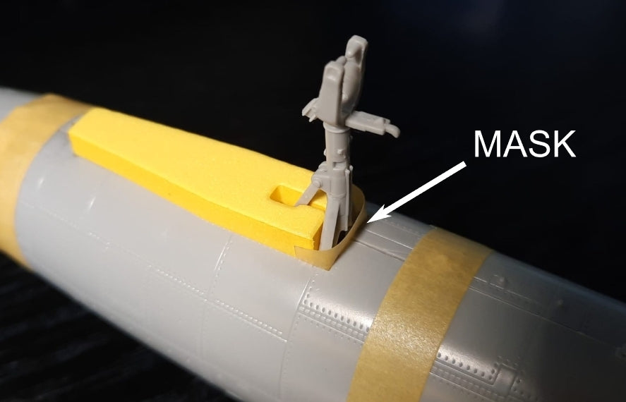 Omask 74851 F-105 Thunderchief wheel bay plugs (for Hobby Boss 80332, 80333 ) 1/48 – imagen 3