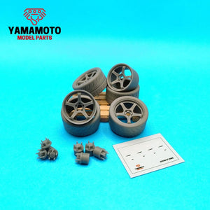 Yamamoto YMPRIM21 Advan Racing GT 4 18&amp;quot; + Tyres 1/24 – imagen 2