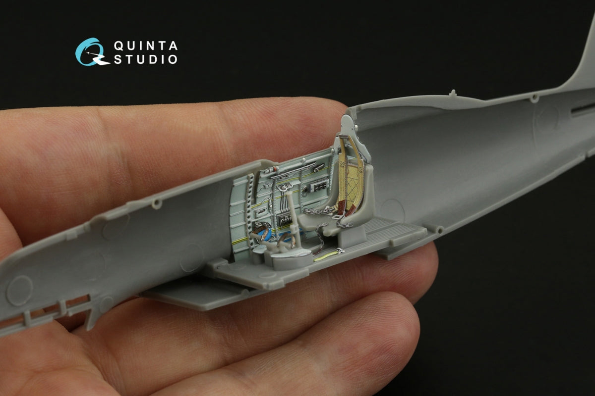 Quinta Studio QD48391 Macchi C.205 Veltro 3D-Printed &amp;amp; coloured Interior on decal paper (Hasegawa/Italeri) 1/48 – imagen 10