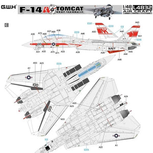 Great Wall Hobby L4832 F-14A Tomcat 1/48 – immagine 4