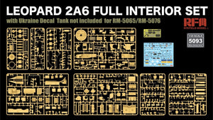 Rye Field Model 5093 LEOPARD 2A6 FULL INTERIOR SET 1/35 – image 4
