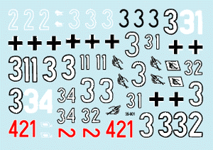 Star Decals 35-901 Chars Funklenk (fkl) allemands 1/35 – image 3