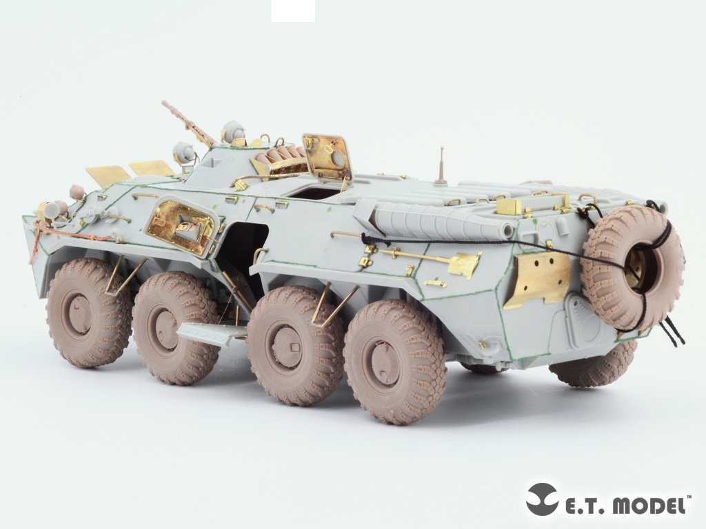E.T. Model P35-120 Russian BTR-80/80A APC Sagged wheels (Wide) For TRUMPETER Kit 1/35 – immagine 5