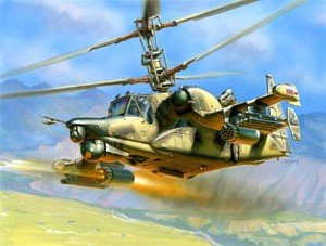 Zvezda 7272 Kamov Ka-50 SH Night Hunter 1/72