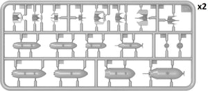 MiniArt 48018 THUNDERBOLT P-47D BUBBLETOP WITH BASE &amp;amp; ACCESSORIES. BIG SET 1/48 – immagine 16