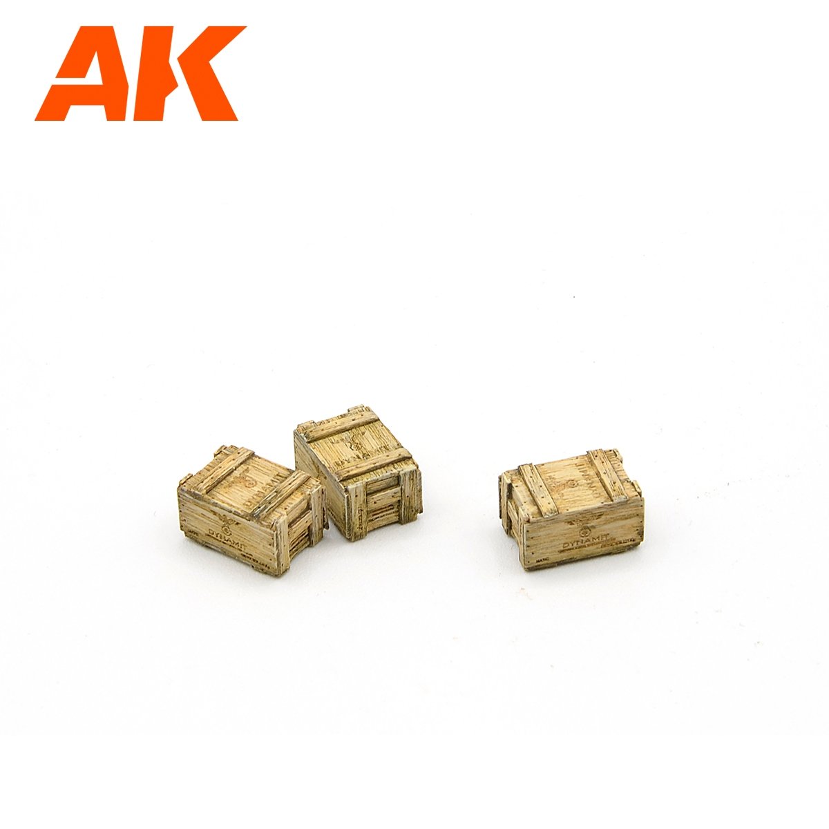 AK Interactive AK8229 LASER CUT WOODEN BOX 002 DYNAMIT (8 UNITS) 1/35 – immagine 5