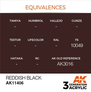 AK Interactive AK11406 Reddish Black 17ml – imagen 3