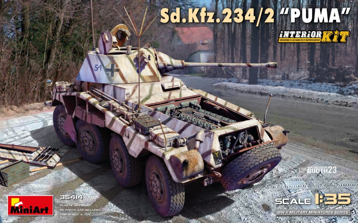 MiniArt 35414 Sd.Kfz. 234/2 PUMA. KIT INTÉRIEUR 1/35 