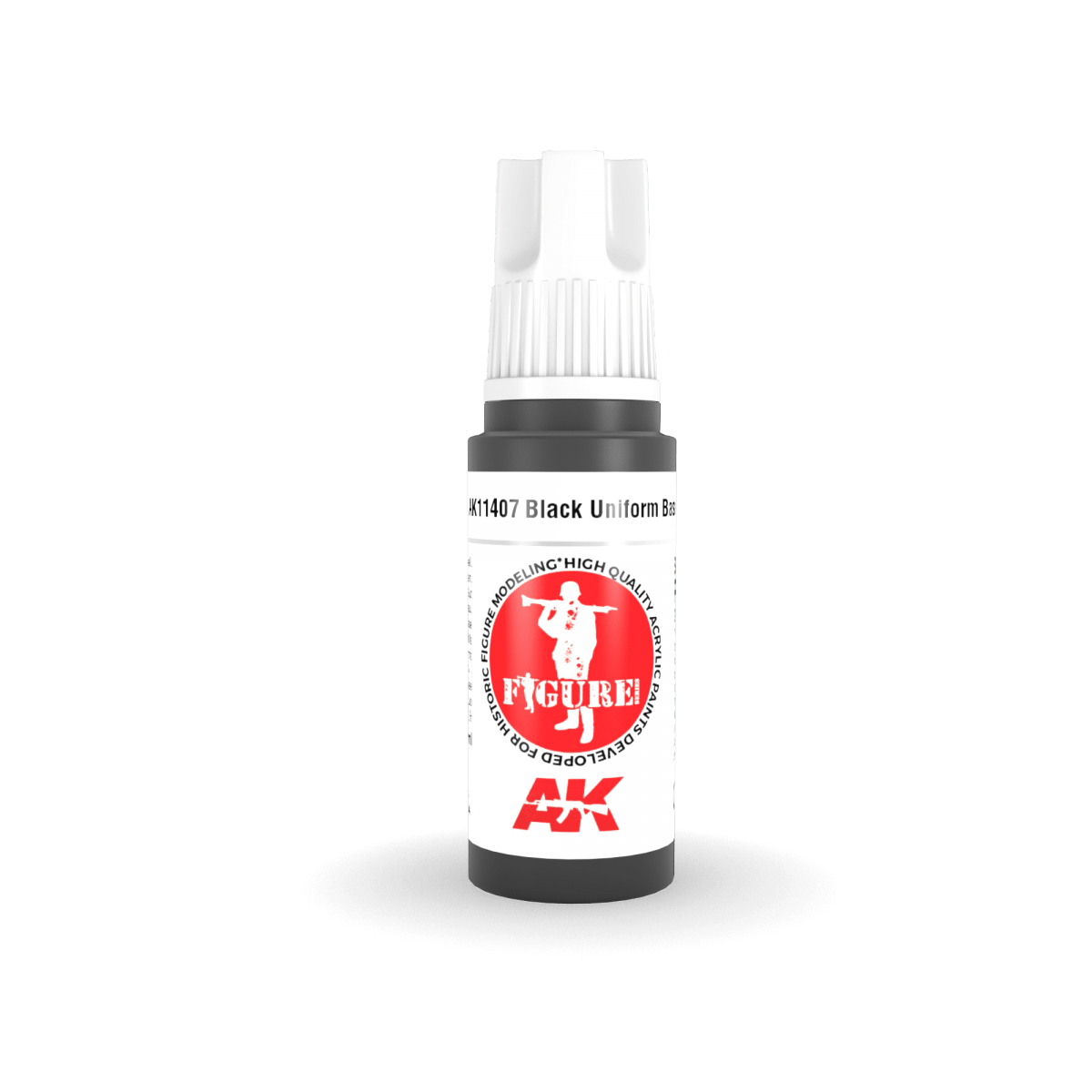 AK Interactive AK11407 Black Uniform Base 17ml – imagen 2