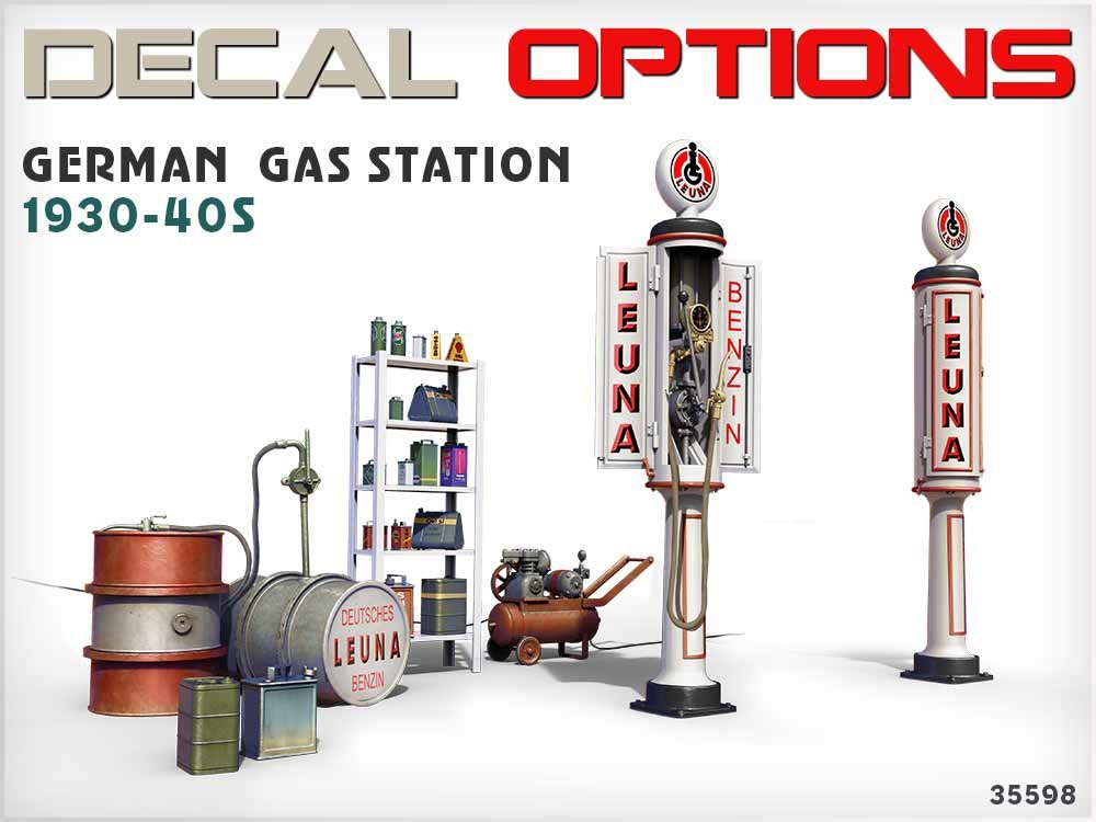 MiniArt 35598 STATION-SERVICE ALLEMANDE ANNÉES 30-40 1/35 – image 4