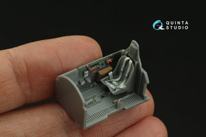 Intérieur imprimé en 3D et coloré sur papier décalcomanie Quinta Studio QD72122 P-47D Thunderbolt Razorback (Tamiya) 1/72 – image 8
