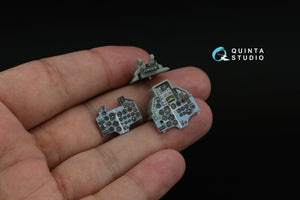 Quinta Studio QDS+48409 Su-17UM3 3D-Printed &amp; coloured Interior on decal paper (Hobby Boss) (Small version) (with 3D-printed resin parts) 1/48