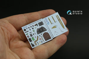 Intérieur imprimé en 3D et coloré sur papier décalcomanie Quinta Studio QD48136 Spitfire Mk.V (Tamiya) 1/48 – image 2