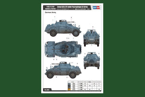 Hobby Boss 83815 German Sd.Kfz.222 Leichter Panzerspahwagen (1st Series) 1/35 – immagine 2