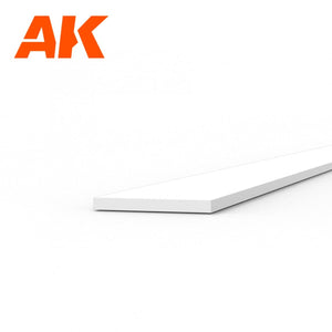 AK Interactive AK6504 STRIPS 0.30 X 3.00 X 350MM – STYRENE STRIP – (10 UNITS) – zdjęcie 2
