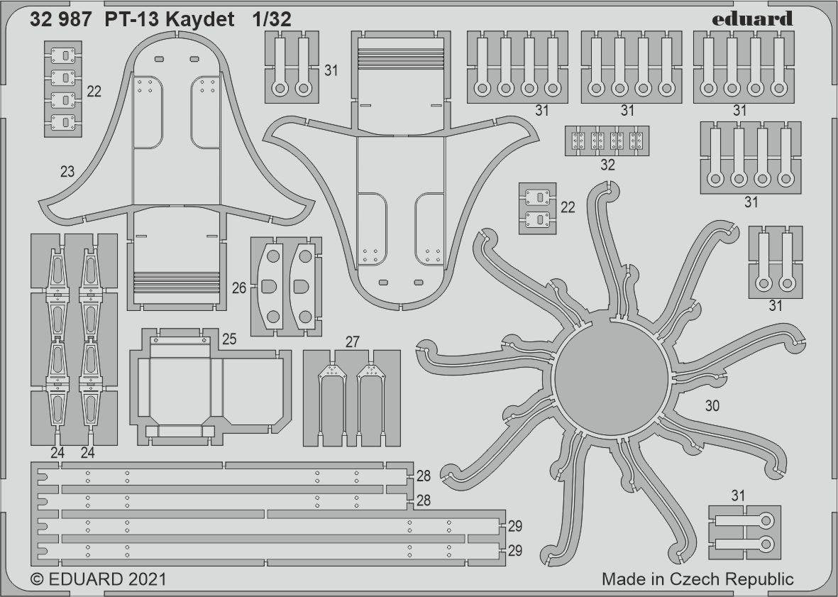 Eduard 32987 PT-13 Kaydet RODEN 1/32 – Bild 2
