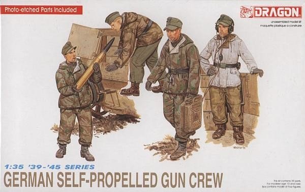 Dragon 6016 German S.P.Gun Crew 1/35