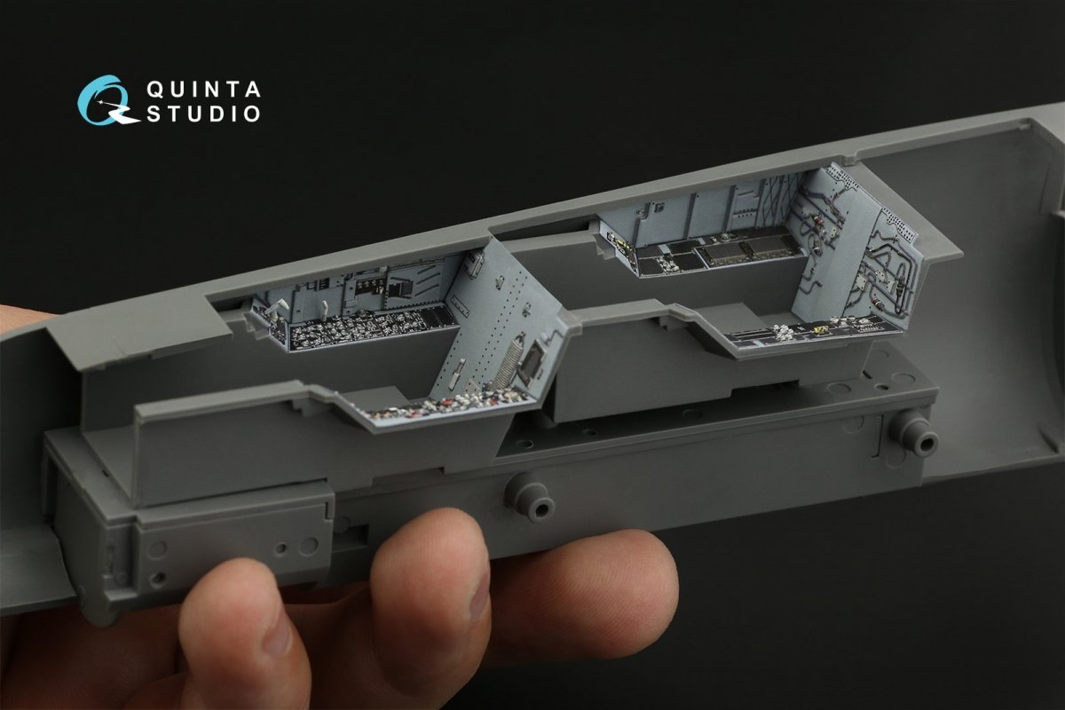 Quinta Studio QD32131 F/A-18D Early 3D-Printed &amp;amp; coloured Interior on decal paper (Academy) 1/32 – imagen 8