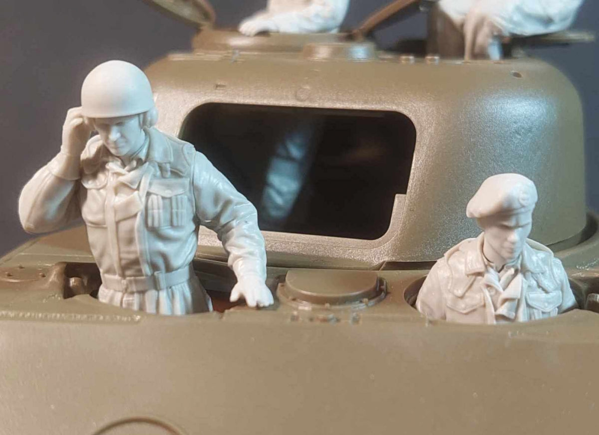 Ensemble de costumes Pixie pour chars Sherman britanniques Panzer Art FI35-216, échelle 1/35 