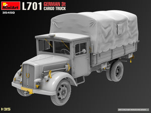 Miniart 35450 L701 GERMAN 3T CARGO TRUCK 1/35 – imagen 4