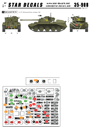 Star Decals 35-908 British Comets in Europe 1/35 – image 2