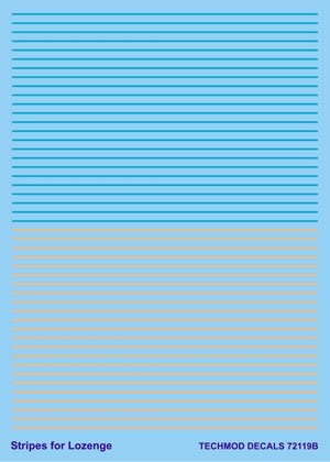 Techmod 72119 - Stripes for Lozenge 1/72