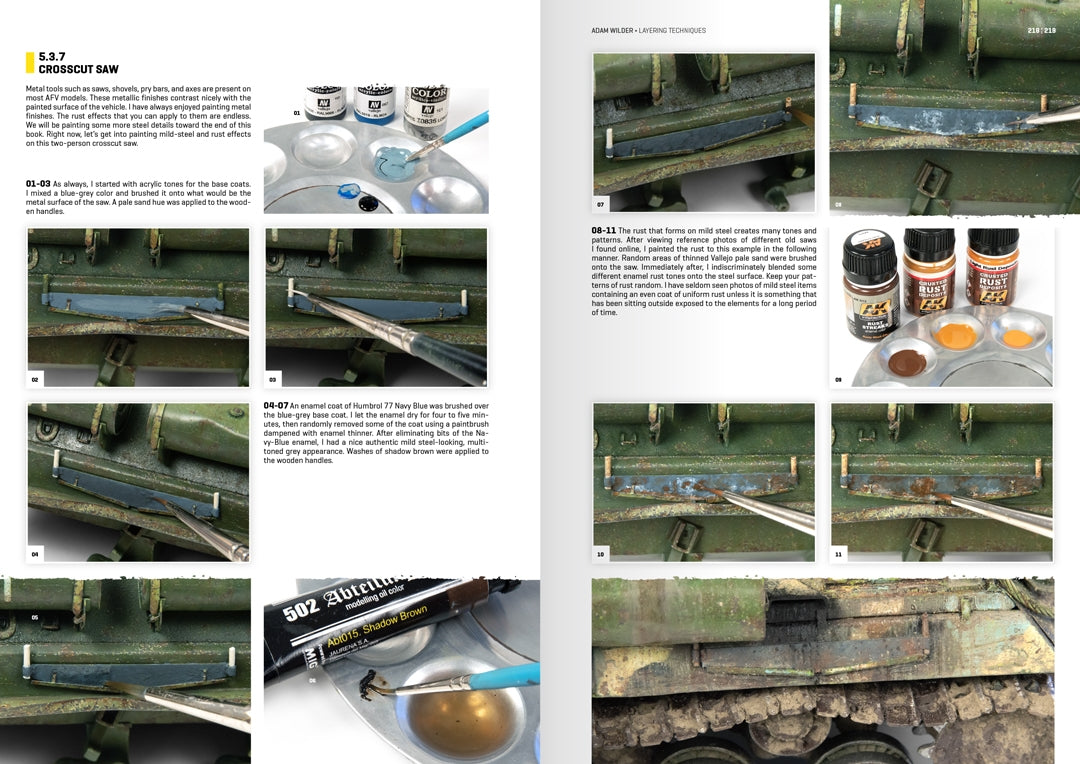 AK Interactive AK130009 ADAM WILDER – MODELING THEORETICAL SOVIET SUBJECTS OF THE GREAT PATRIOTIC WAR – LAYERING TECHNIQUES ( English ) – immagine 11