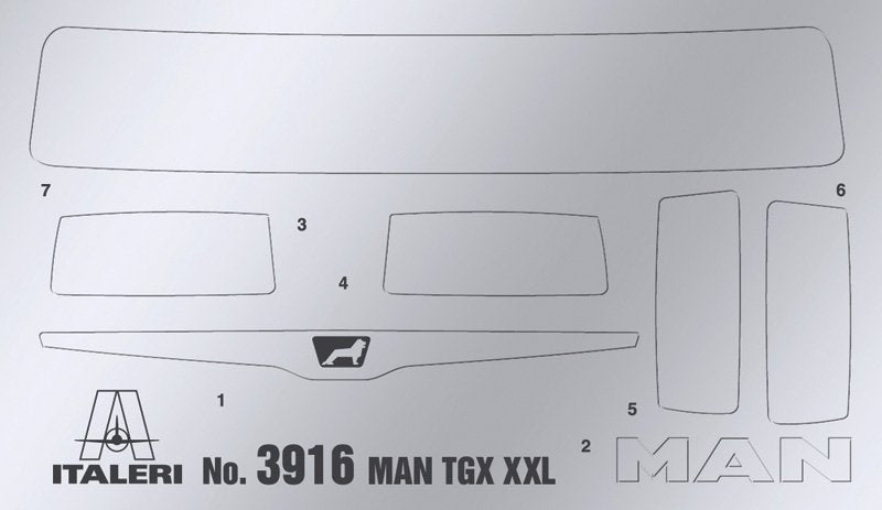 Italeri 3916 MAN TGX XXL D38 1/24 – zdjęcie 4