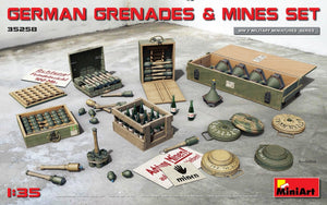 MiniArt 35258 JEU DE GRENADES ET MINES ALLEMANDES 1/35